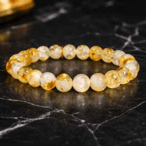 Natural Citrine Bracelet - For Good Health and Fortune