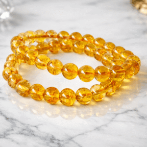 Yellow Citrine Bracelet - For Good Health and Fortune