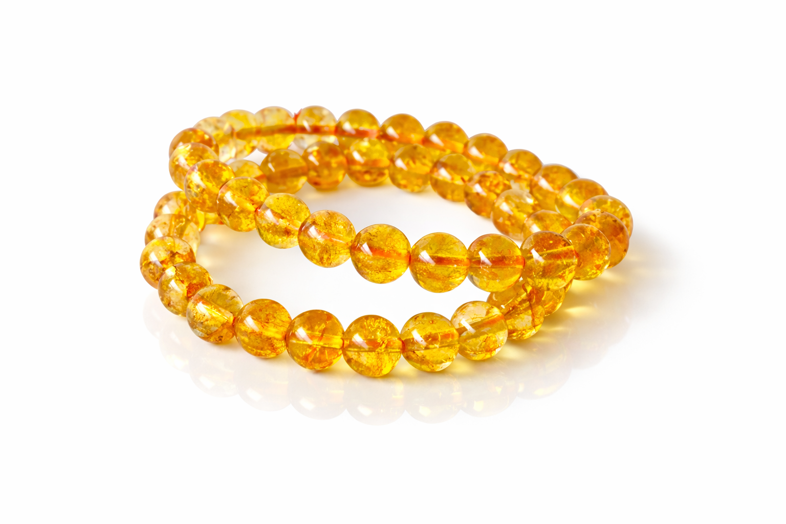 Yellow Citrine Bracelet - For Good Health and Fortune - Image 2