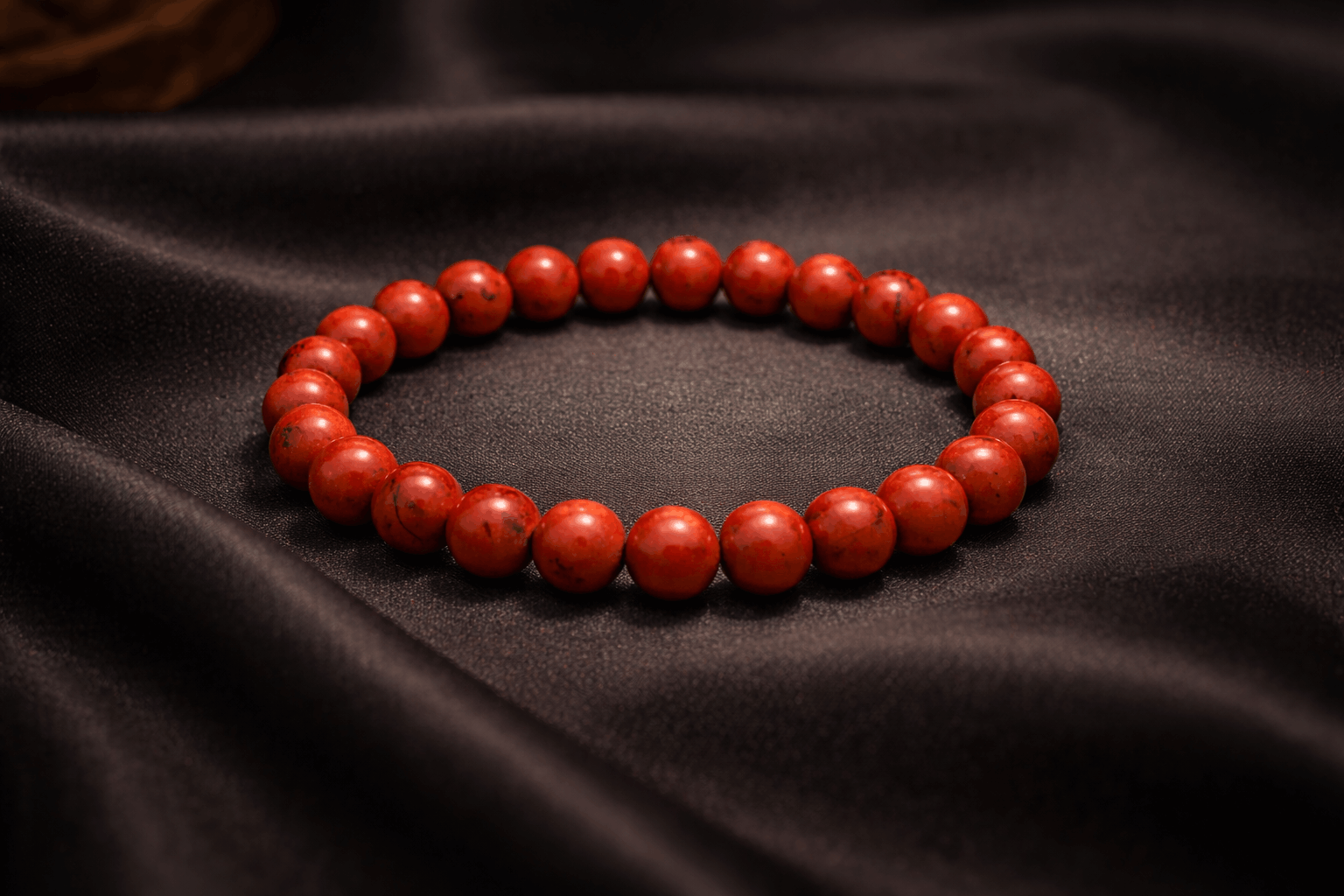 Red Jasper Bracelet - For Material Gains and Success
