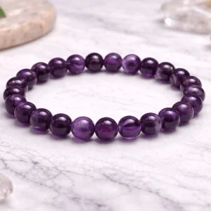 Natural Amethyst Crystal Bracelet