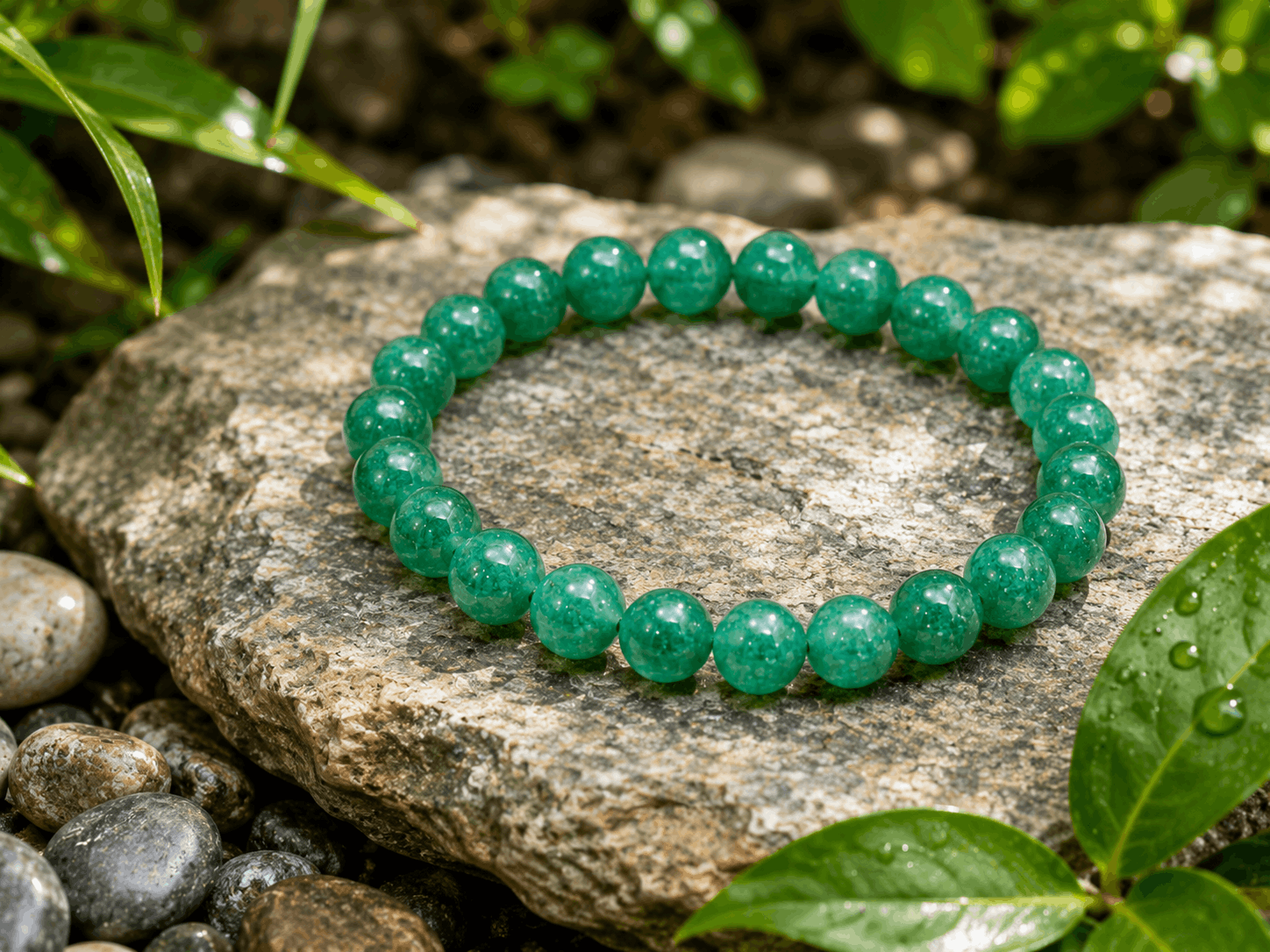 Green Jade Bracelet - For Academic Success & Career Opportunities - Image 3