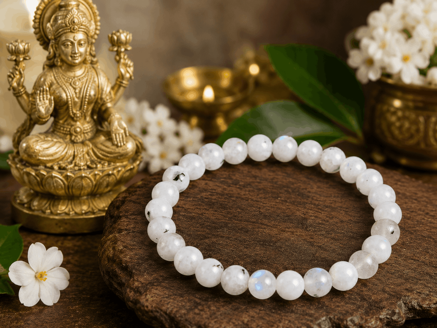 Moonstone Bracelet - To Give Mental Clarity & Removes Failures