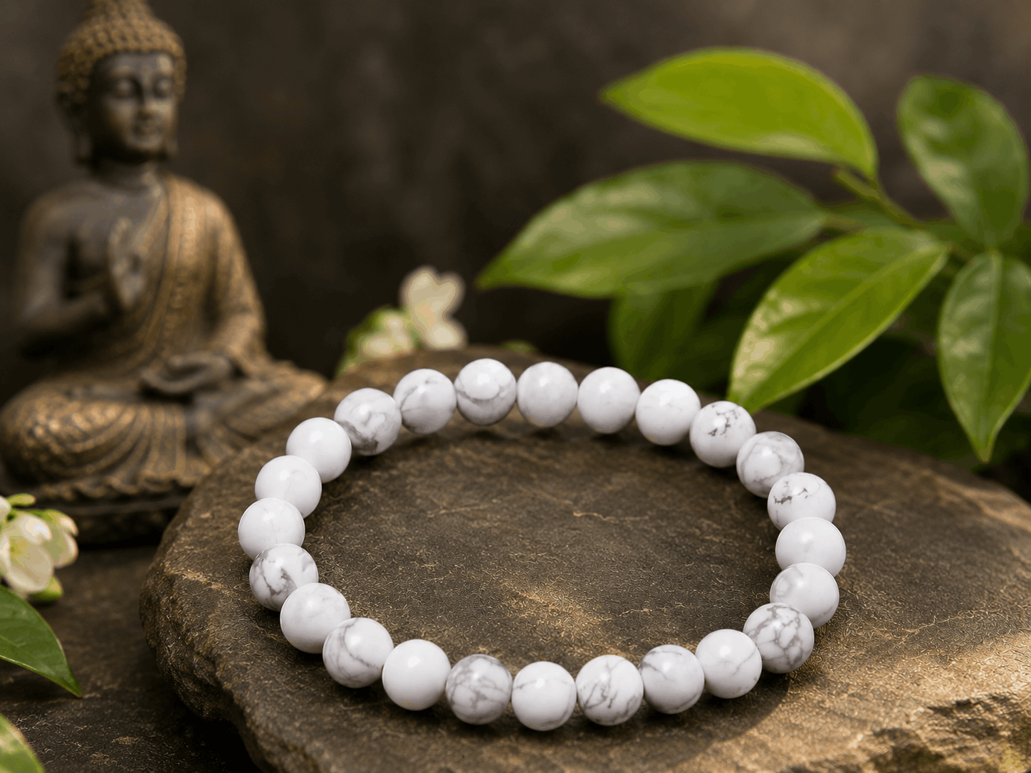 Howlite Bracelet - To Controls Emotions and Overthinking