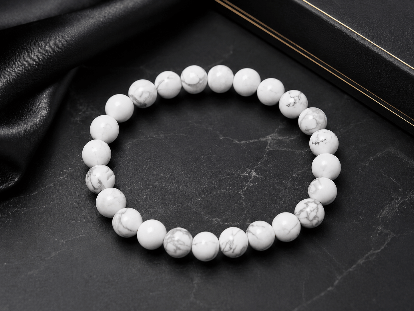 Howlite Bracelet - To Controls Emotions and Overthinking - Image 3