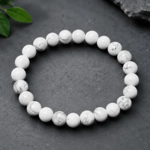 Natural Howlite Crystal Bracelet